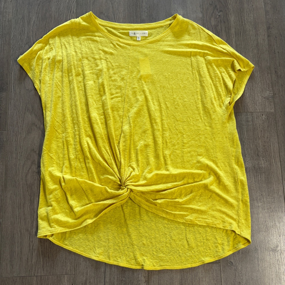 Lou&grey for loft Yellow Women's Top